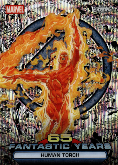 Producto - 2026 Topps Chrome Marvel - 65 Fantastic Years #FY-03 - Human Torch - 0