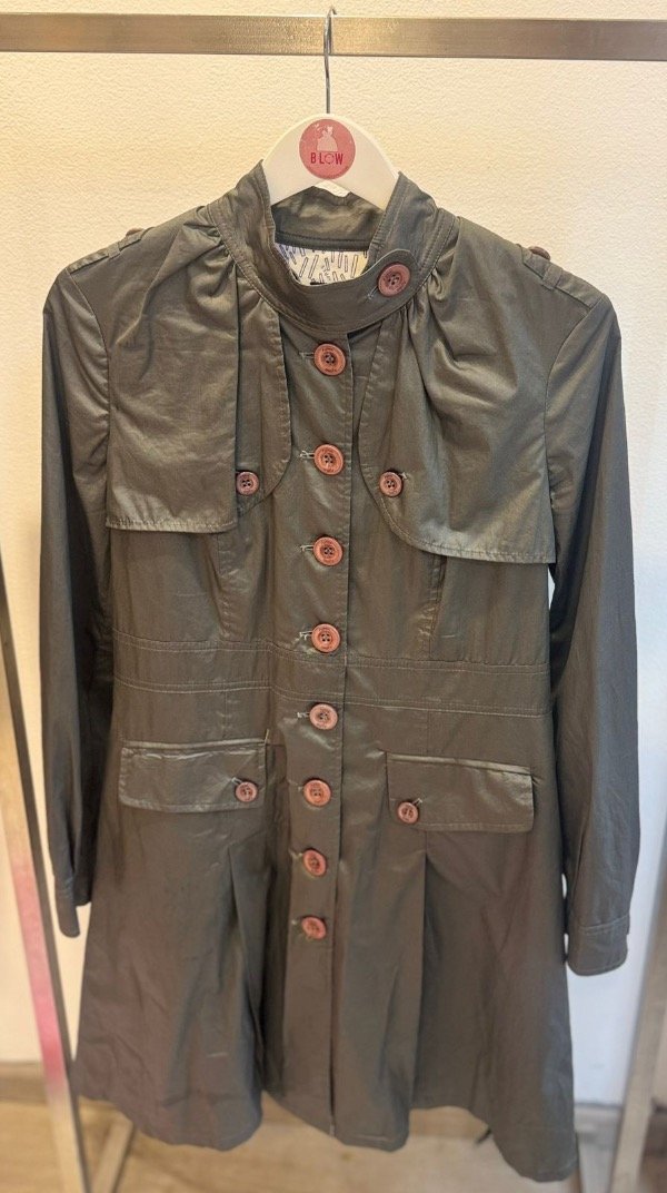 Producto - Trench AYRES (M) gris oscuro