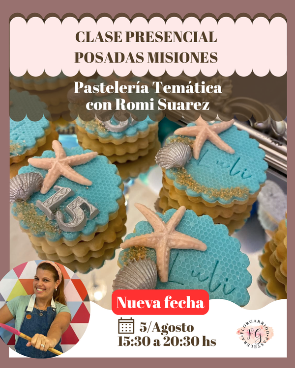 Producto - Clase Presencial - Mesas dulces / Pastelería temática
