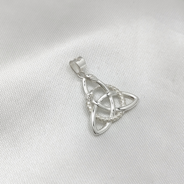 Producto - Dije Triqueta Celta Nudo de Bruja y Serpiente en Plata 925 - 1