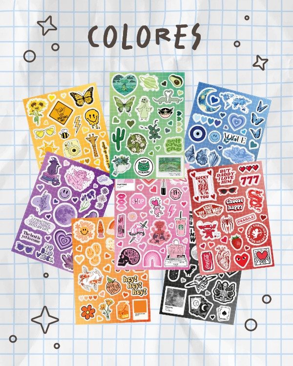 Producto - Planchas A5 de colores - 0