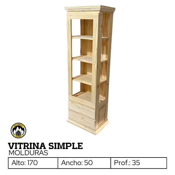 Producto - VITRINAS SIMPLE MOLDURA - 1