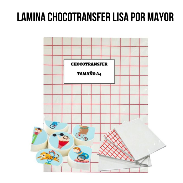 Producto - Lamina chocotransfer blanca por MAYOR
