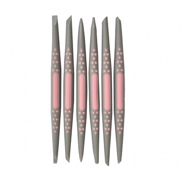 Producto - SET ESTECAS SILICONA GRIS Y ROSA