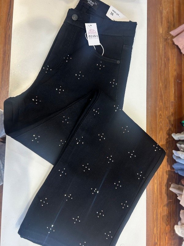 Producto - Jean negro con strass - 0