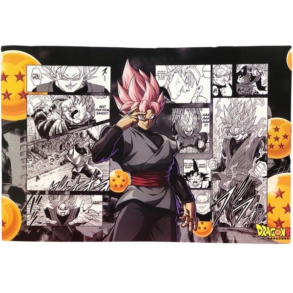 Producto - Poster Dragon Ball Super Goku Black Rose