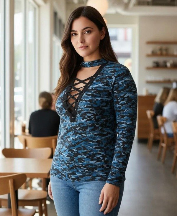 Producto - SW LANILLA CAMUFLADO CHOKER CORDON -