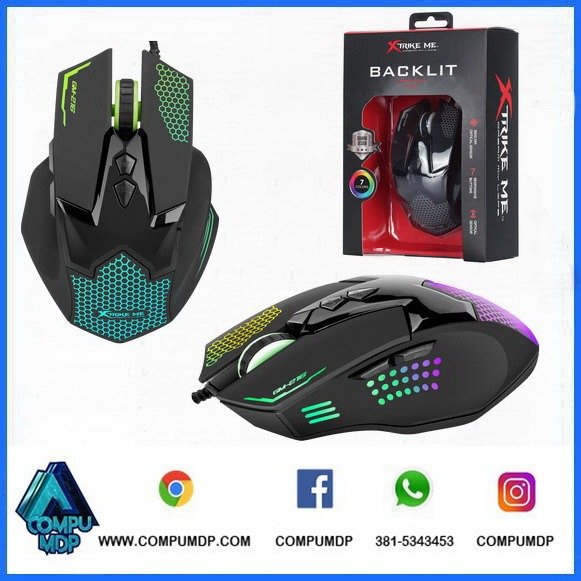 Producto - MOUSE XTRIKE BACKLITE Modelo GM-216