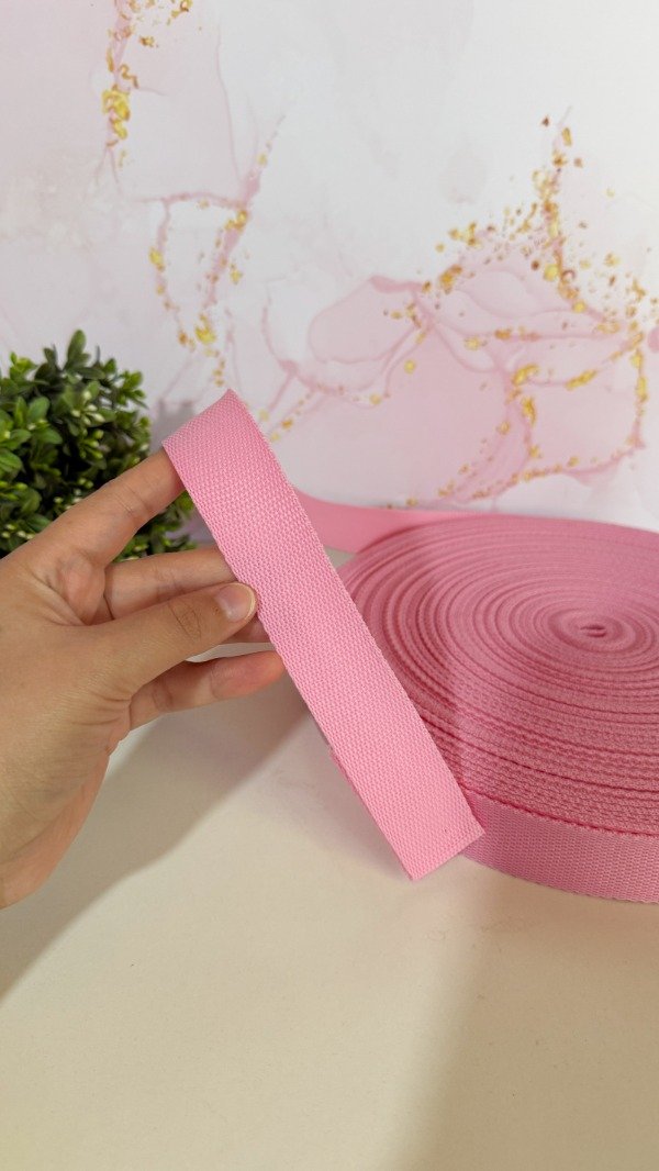 Producto - Cinta mochilera pesada pase 30 rosa - 5 mts