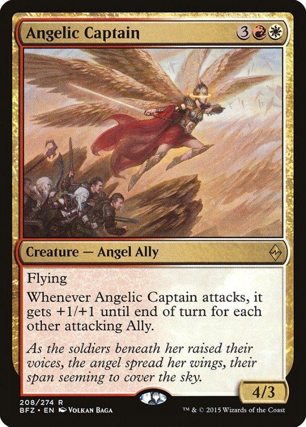Producto - Angelic Captain #208  Battle for Zendikar