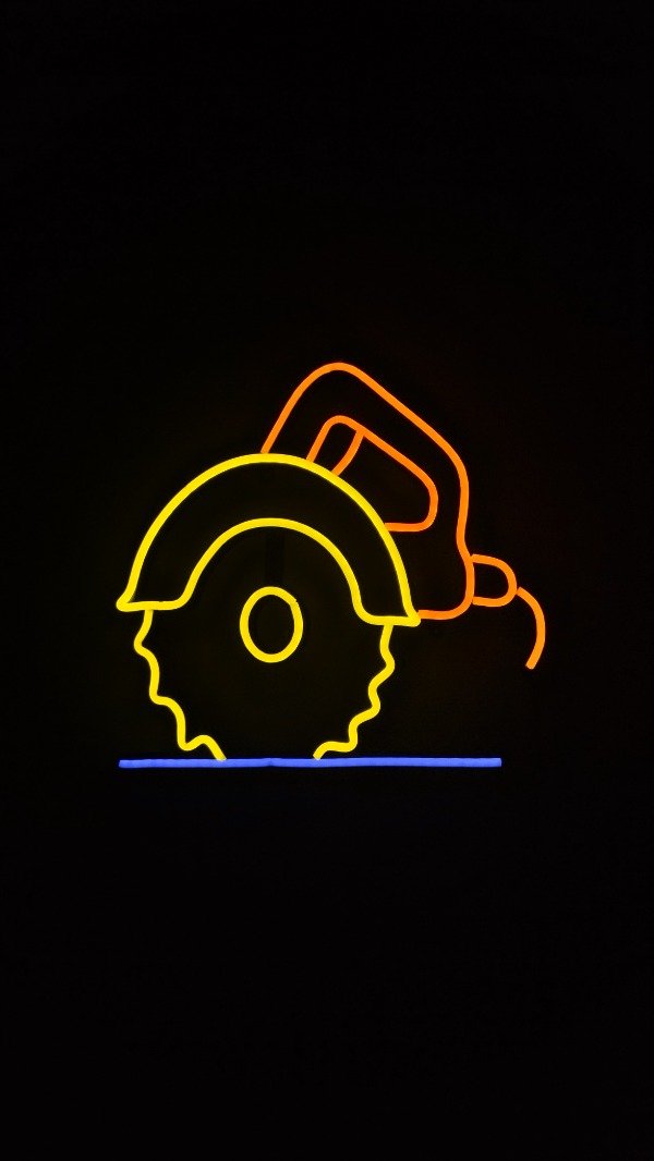 Producto - Cartel Sierra Circular Neon Led