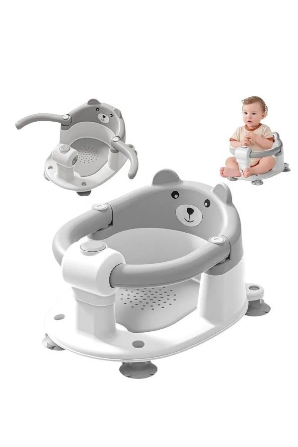 Producto - Asiento De Baño Para bebes Con 4 Ventosas