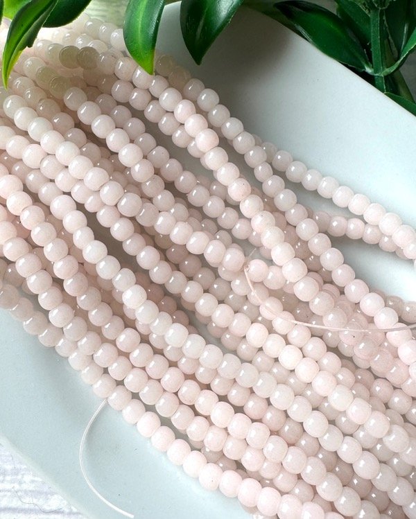 Producto - TIRA CUENTA VIDRIO ROSA CLARITO 4MM