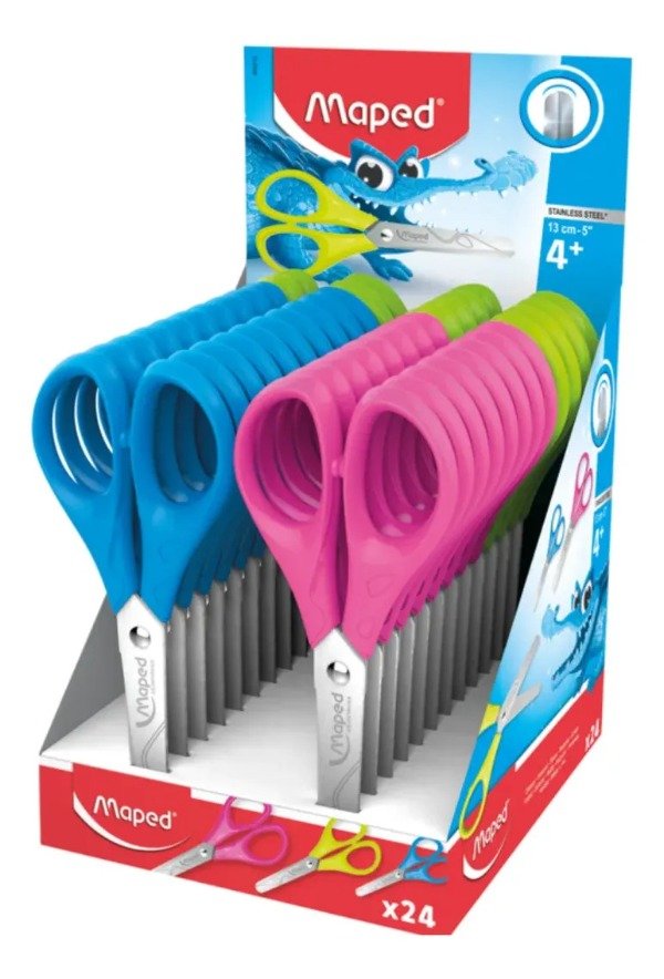 Producto - Tijera Maped 13 cm Essential 464212 Celeste - 2