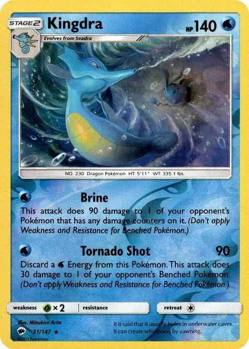 Producto - Kingdra - 31/147 - Burning Shadows - Reverse Holo