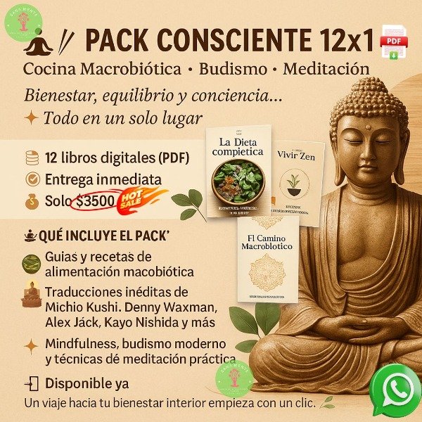 Producto - Cocina Macrobiótica-Budismo-Meditación
