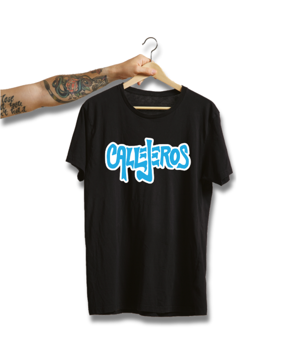 Producto - REMERA CALLEJEROS CELESTE Y BLANCO + PILUSO DE REGALO