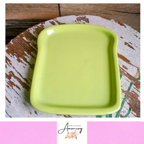 Producto - CMA404 - PLATO PARA TOSTADA VERDE