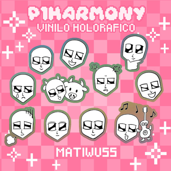 Producto - PLANCHITA VINILO HOLORAFICO P1HARMONY THEO