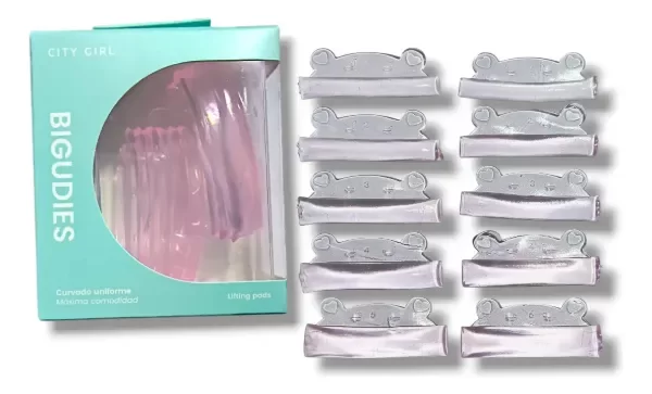 Producto - Bigudíe de Silicona Autoadherente Osito  5 pares - City Girl