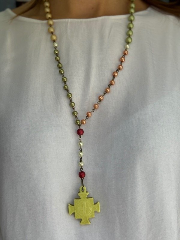 Producto - Rosario cruz verde lima