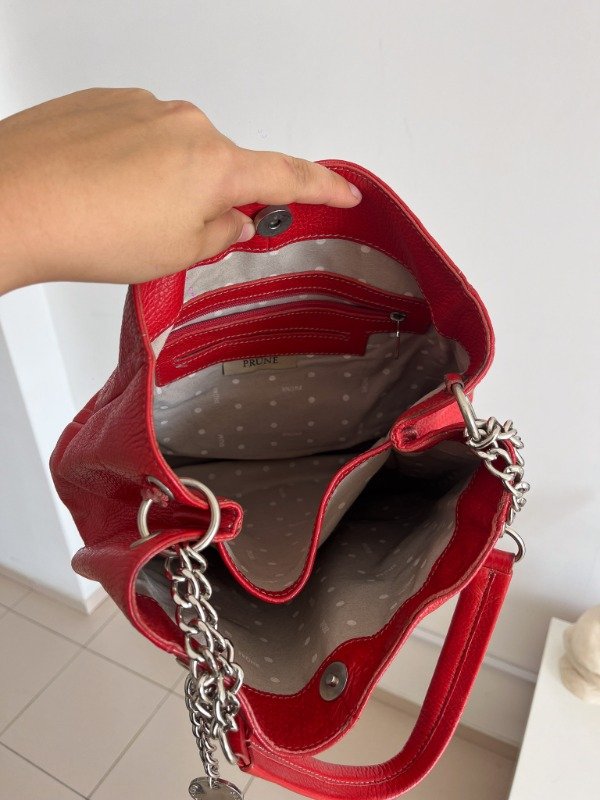 Producto - Cartera Prune Red Chains - 2