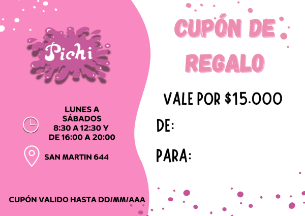 Producto - Cupón de Regalo 1