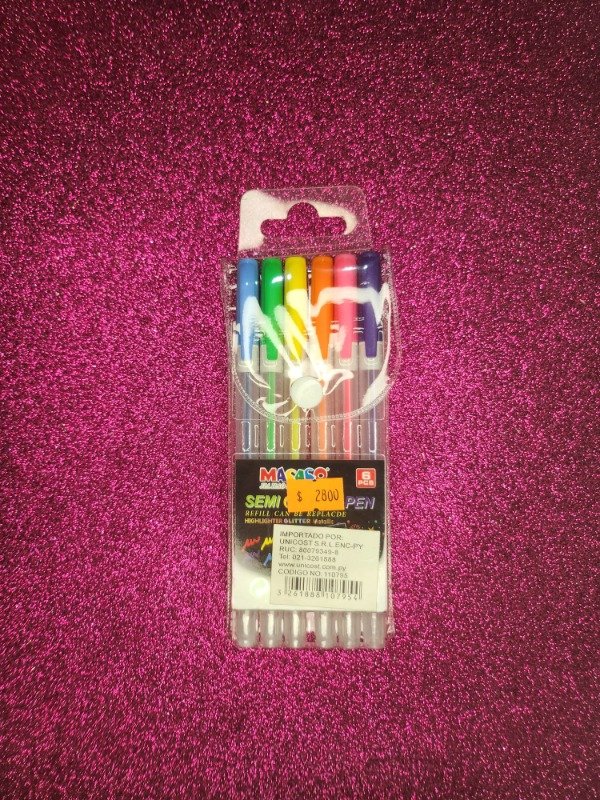 Producto - Birome de color x6