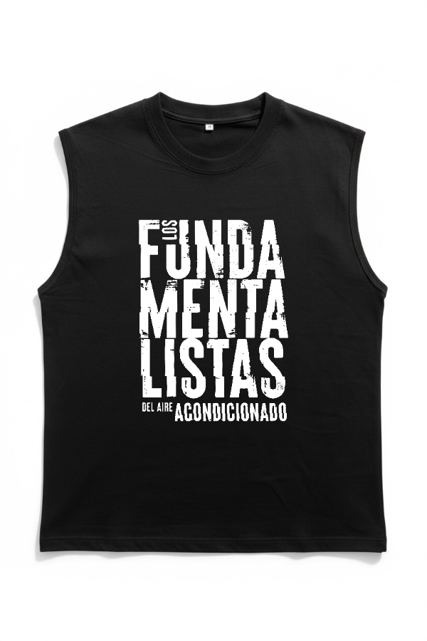Producto - Remera Sin Mangas Negra - LFDA