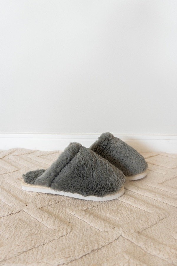 Producto - Pantuflas plenitud gris