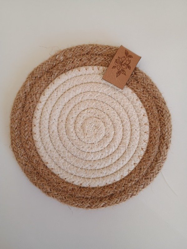 Producto - Posavasos yute trenzado x6