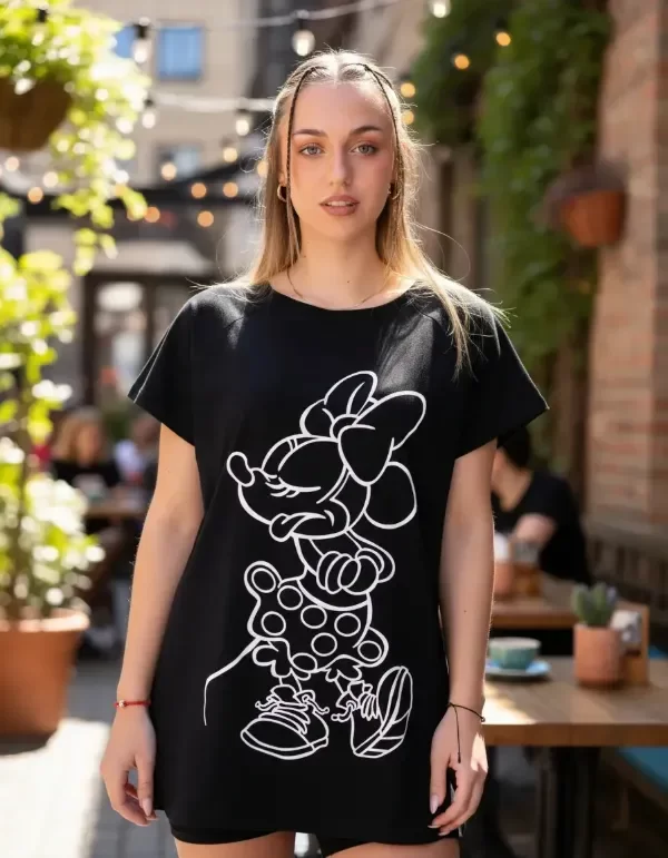 Producto - Remeron Minnie Silueta Negro