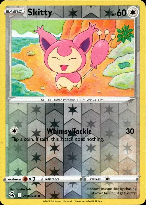 Producto - Skitty - 210/264 - Fusion Strike - Reverse Holo
