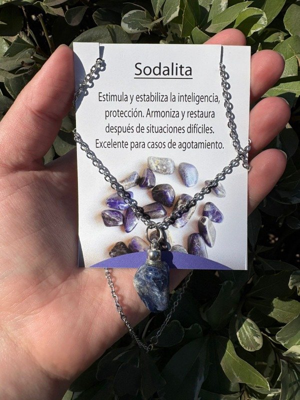 Producto - Dije Sodalita + Cadenita