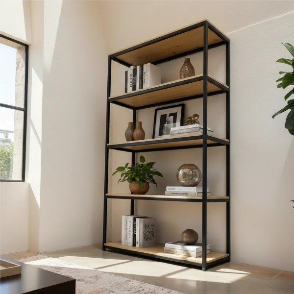 Producto - Estanteria hierro y madera