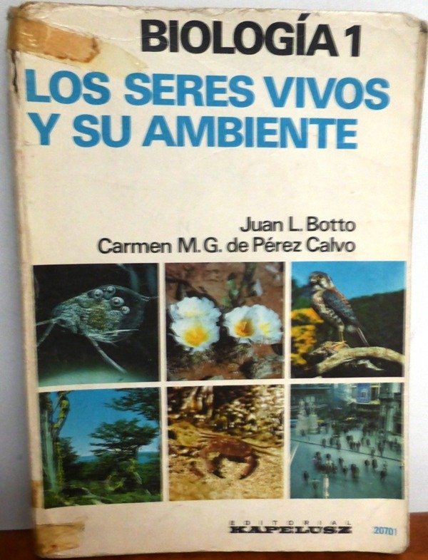 Producto - BIOLOGIA 1 - LOS SERES VIVOS Y SU AMBIENTE  BOTTO - PEREZ CALVO - KAPELUSZ  1980