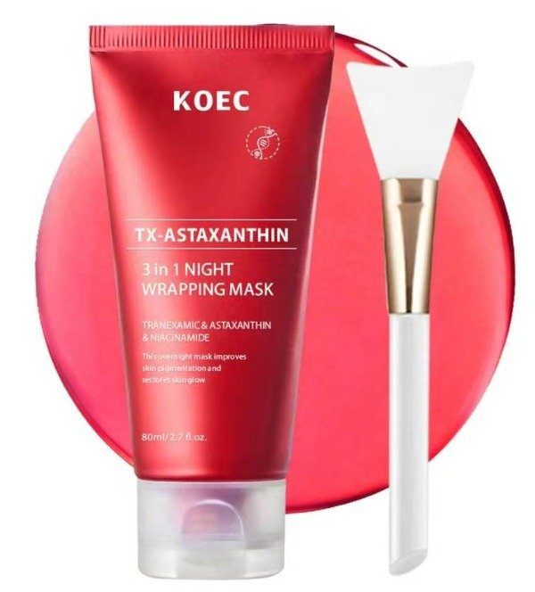 Producto - Mascarilla Nocturna 3 en 1 con Astaxantina Acido Tranexamico y Niacinamida  KO87