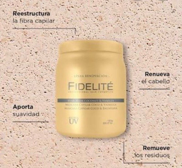Producto - MASCARA CAPILAR COCO Y VAINILLA FIDELITE 1000g