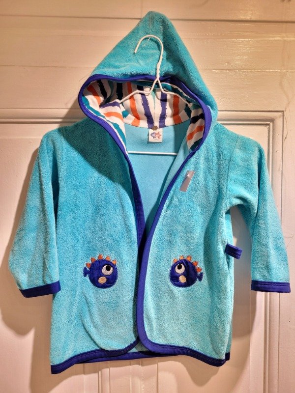 Producto - Bata TIP TOP turquesa Talle 3 años- PRECIO: 9X