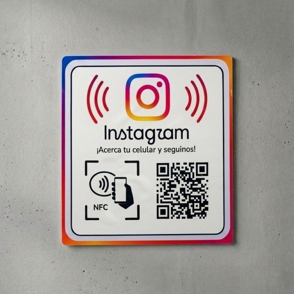 Producto - Expositor Instagram NFC y QR - 0