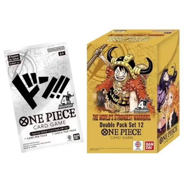 Producto - One Piece Card Game: Double Pack Set (DP-12) INGLES - 2 Booster Packs 1 Don Pack