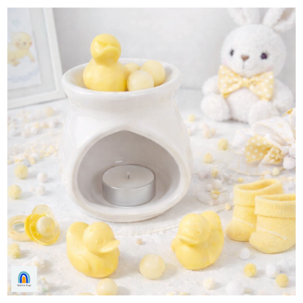 Producto - Souvenir hornito aromático + wax melts Patito (MÍNIMO 10 UNIDADES)