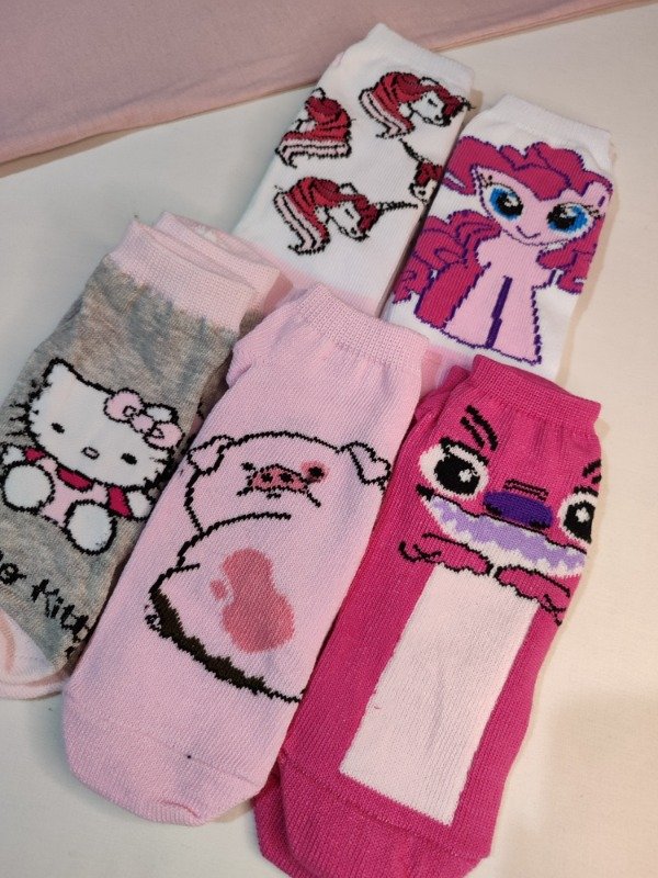 Producto - Soquete infantil rosa - 1