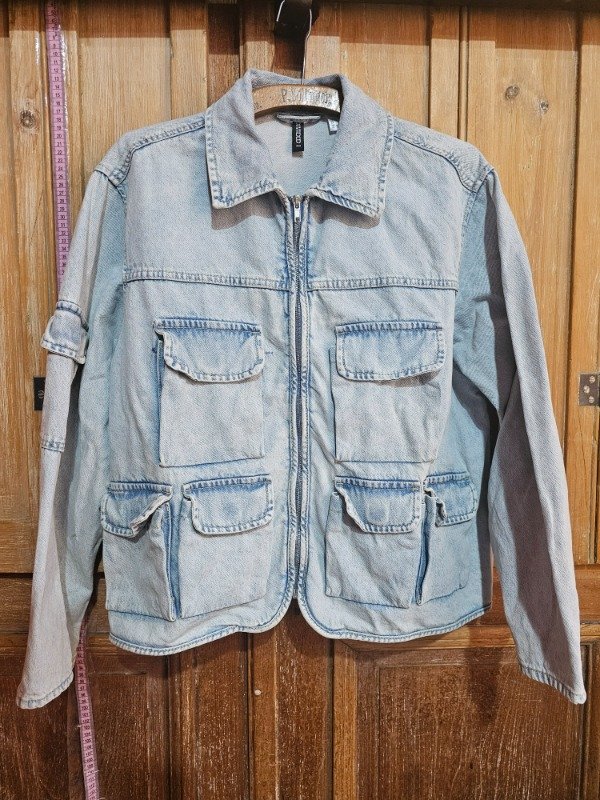 Producto - Campera de Jean HM Celeste t.M - 0
