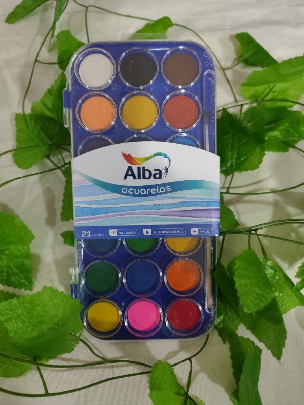 Producto - Acuarelas pastillas  x 21 de Alba
