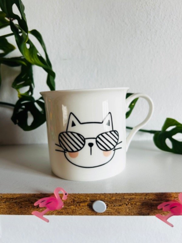 Producto - Taza gatito con anteojos (+ diseños) - 1