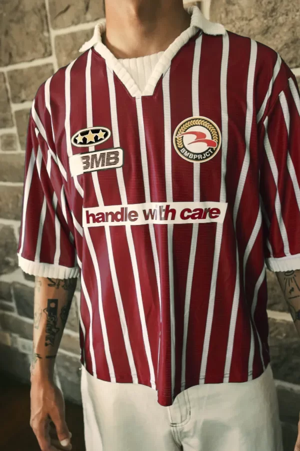 Producto - CAMISETA STRIPES BORDO - BMBPRJCT - 4