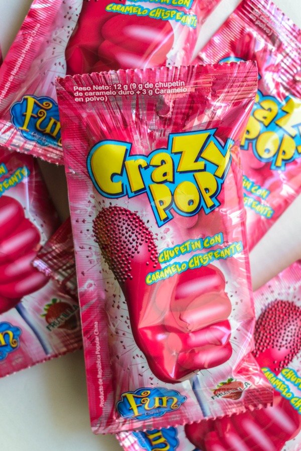 Producto - chupetín Crazy pop