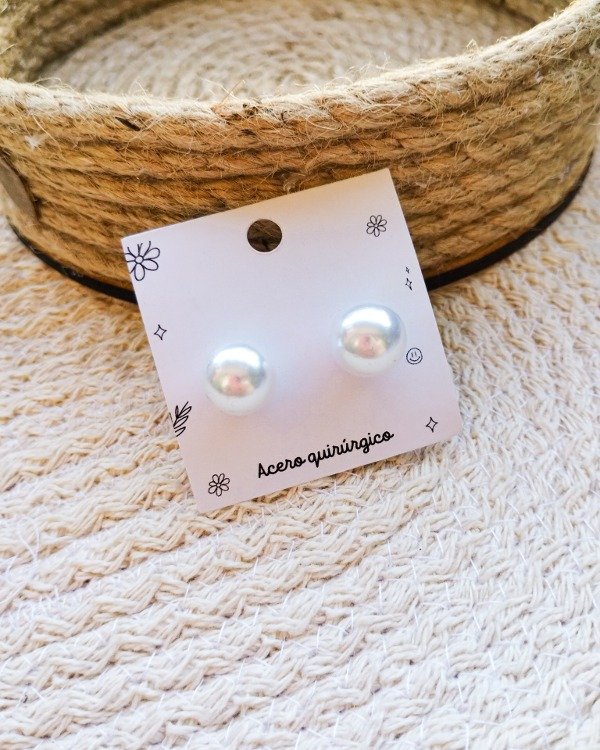 Producto - Aros perlas 12mm