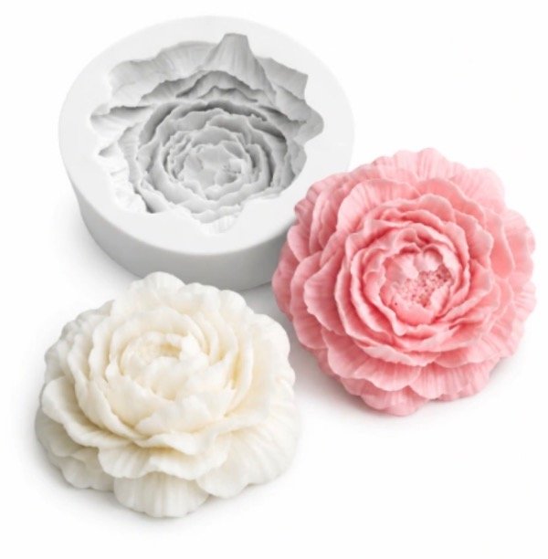 Producto - MOLDE SILICONA PEONIA PEQUEÑA (6CM DIÁMETRO) - 0